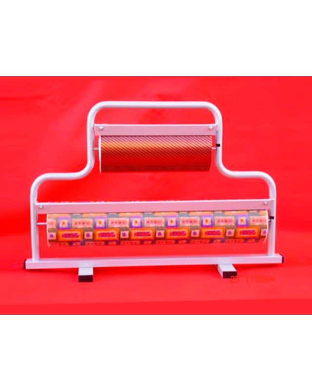 Portarrollo metal mostrador corta papel para bobinas de 62-31 cm