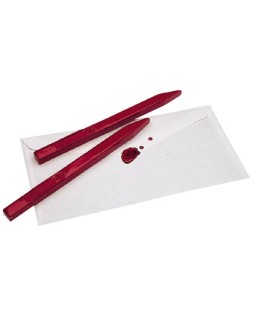 Lacre pelikan color rojo caja de 10 barras