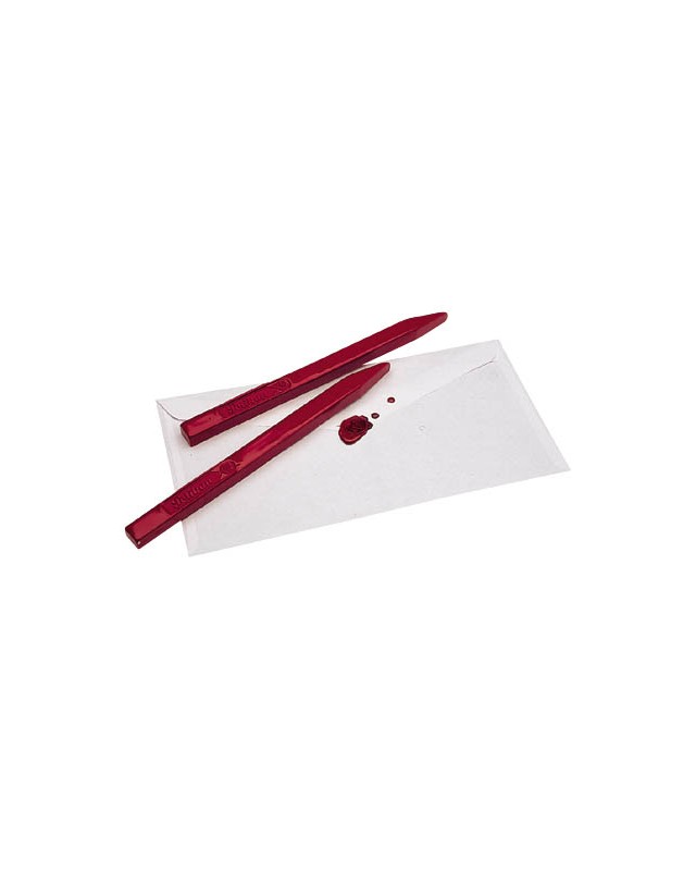 Lacre pelikan color rojo caja de 10 barras
