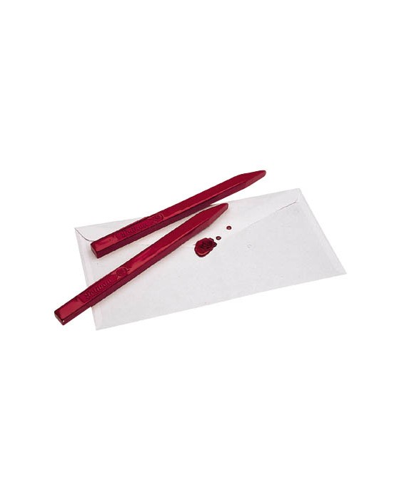 Lacre pelikan color rojo caja de 10 barras