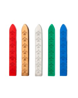 Lacre liderpapel con sello para carta caja de 10 barras colores surtidos