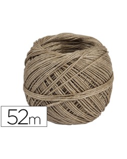 Cuerda cañamo natural pulido bobina de 52 g