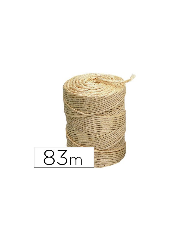 Cuerda sisal liderpapel 3 cabos rollo 1/2 kg