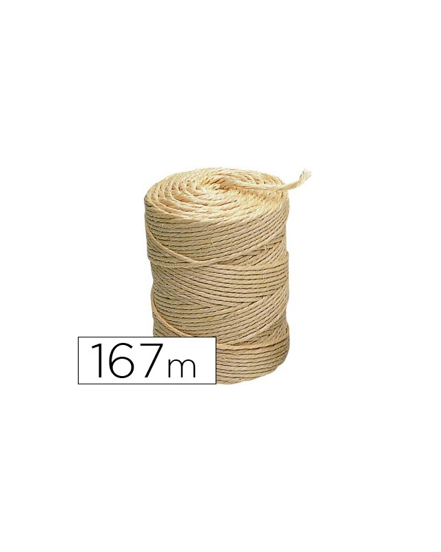 Cuerda sisal liderpapel 3 cabos rollo 1 kg