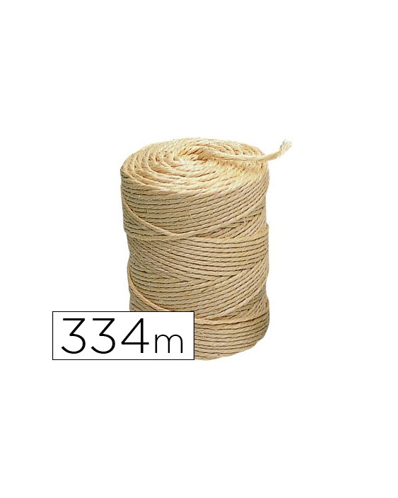 Cuerda sisal liderpapel 3 cabos rollo 2 kg