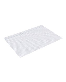 Papel liderpapel a4 80g/m2 sin taladros cuadro 4 mm paquete de 100 hojas