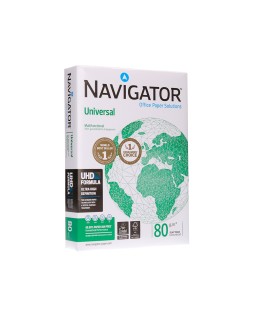 Papel fotocopiadora navigator din a4 80 gramos paquete de 500 hojas