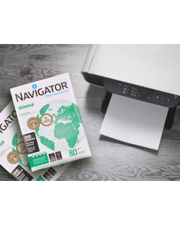 Papel fotocopiadora navigator din a4 80 gramos paquete de 500 hojas