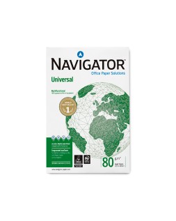 Papel fotocopiadora navigator din a3 80 gramos papel multiuso ink-jet y laser paquete de 500 hojas