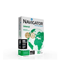 Papel fotocopiadora navigator din a3 80 gramos papel multiuso ink-jet y laser paquete de 500 hojas