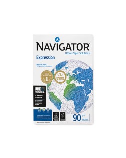 Papel fotocopiadora navigator din a4 90 gramos paquete de 500 hojas