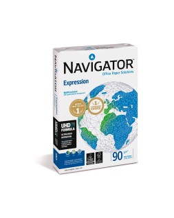 Papel fotocopiadora navigator din a4 90 gramos paquete de 500 hojas