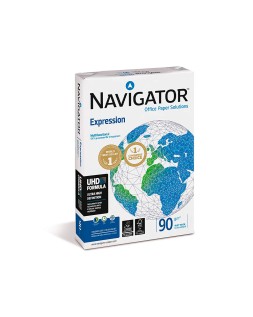 Papel fotocopiadora navigator din a3 90 gramos papel multiuso ink-jet y laser paquete de 500 hojas