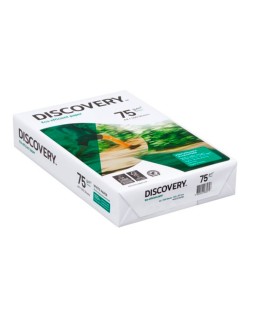 Papel fotocopiadora discovery din a4 75 gramos papel multiuso ink-jet y laser paquete de 500 hojas