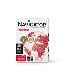 Papel fotocopiadora navigator din a4 100 gramos papel multiuso ink-jet y laser paquete de 500 hojas