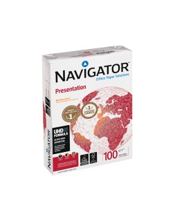 Papel fotocopiadora navigator din a4 100 gramos papel multiuso ink-jet y laser paquete de 500 hojas