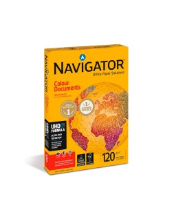Papel fotocopiadora navigator din a4 120 gramos paquete de 250 hojas