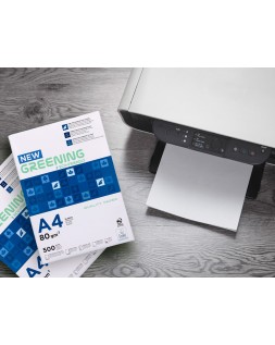 Papel fotocopiadora greening din a4 80 gramos paquete de 500 hojas