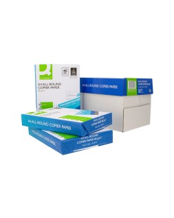 Papel fotocopiadora q-connect economy din a4 80 gramos paquete de 500 hojas