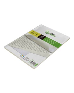 Papel verjurado liderpapel a4 90g/m2 crema paquete de 100 hojas