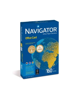 Papel fotocopiadora navigator din a4 160 gramos papel multiuso ink-jet y laser paquete de 250 hojas