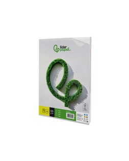 Papel liderpapel a4 8og/m2 liso paquete de 100 hojas + 10 hojas gratis