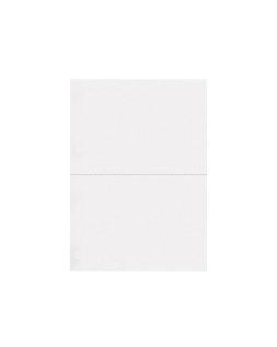 Papel liderpapel a4 80g/m2 liso microperforado en dos partes iguales paquete de 500 hojas