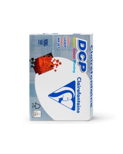 Papel fotocopiadora clairefontaine din a4 100 gramos paquete de 500 hojas