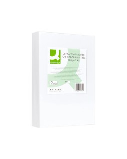 Papel fotocopiadora q-connect ultra white din a3 100 gramos paquete de 500 hojas