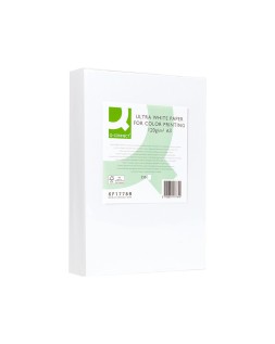 Papel fotocopiadora q-connect ultra white din a3 120 gramos paquete de 250 hojas