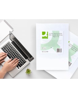 Papel fotocopiadora q-connect ultra white din a3 120 gramos paquete de 250 hojas