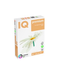 Papel fotocopiadora iq premium din a3 80 gramos paquete de 500 hojas