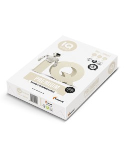 Papel fotocopiadora iq premium din a4 100 gramos paquete de 500 hojas