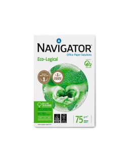 Papel fotocopiadora navigator eco logical din a4 75 gramos paquete de 500 hojas