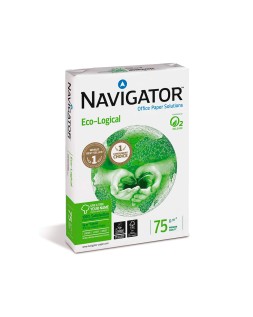 Papel fotocopiadora navigator eco logical din a4 75 gramos paquete de 500 hojas