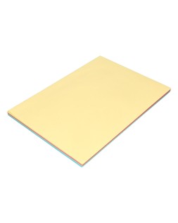 Papel color liderpapel a4 80gr 4 colores surtidos paquete de 100 hojas