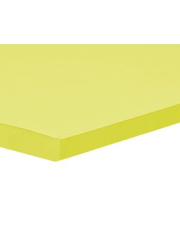 Papel color liderpapel a4 80gr limon paquete de 100 hojas