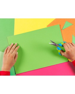 Papel color liderpapel din a4 75 gr neon 4 colores surtidos paquete de 500 hojas