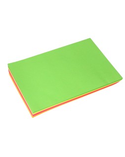 Papel color liderpapel din a4 75 gr neon 4 colores surtidos paquete de 100 hojas