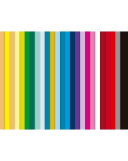 Papel color liderpapel a4 80gr 25 colores surtidos paquete de 100 hojas