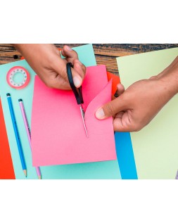 Papel color q-connect din a4 80gr crema paquete de 500 hojas