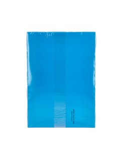 Papel color q-connect din a4 80gr azul intenso paquete de 500 hojas