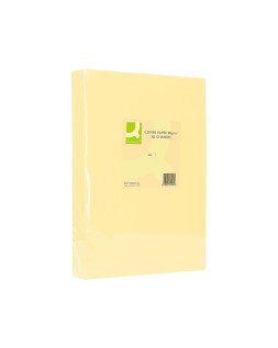 Papel color q-connect din a3 80gr champagne paquete de 500 hojas