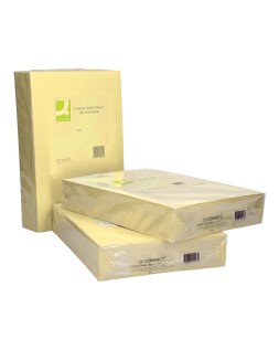 Papel color q-connect din a3 80gr champagne paquete de 500 hojas