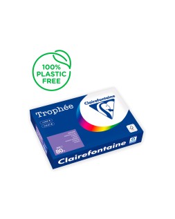 Papel color trophee a4 80gr violeta intenso paquete de 500hojas