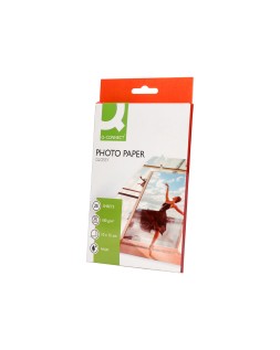 Papel q-connect foto glossy kf01905 10x15 cm digital photo para ink-jet bolsa de 25 hojas de 180 gr