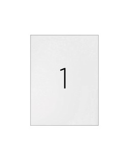Etiqueta adhesiva q-connect kf10664 tamaño 210x297 mm fotocopiadora laser ink-jet caja con 100 hojas din a4