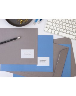 Etiqueta adhesiva q-connect kf01588 tamaño 99,1x67,7 mm fotocopiadora laser ink-jet caja con 100 hojas din a4