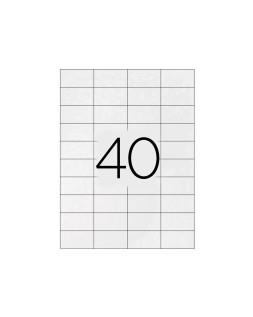 Etiqueta adhesiva q-connect kf00574 -tamaño 52,5x29,7 mm -fotocopiadora -laser -ink-jet-caja con 100 hojas din a4