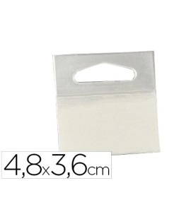 Colgador con adhesivo 3m hang tab 2180 rollo 1000 etiquetas48x36 mm